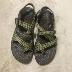 Green Chacos Size 10